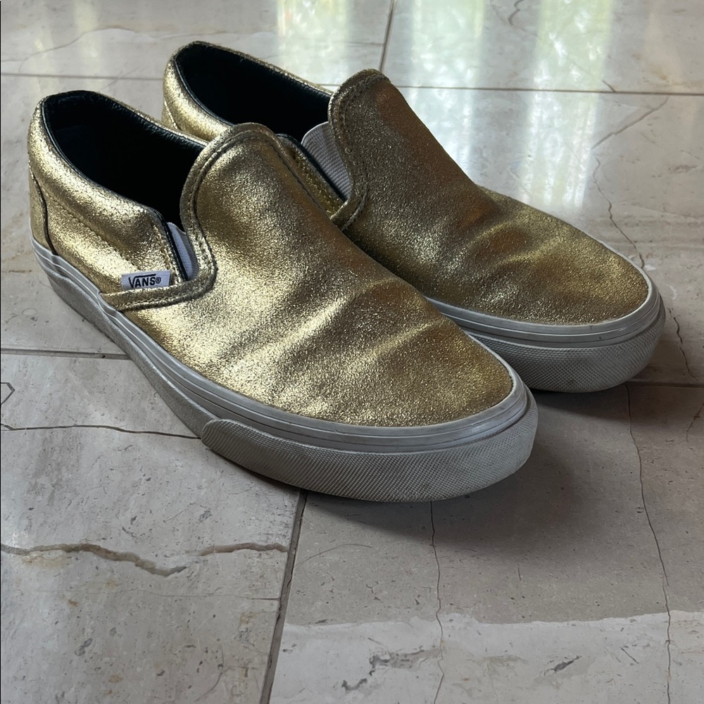 Gold Vans
